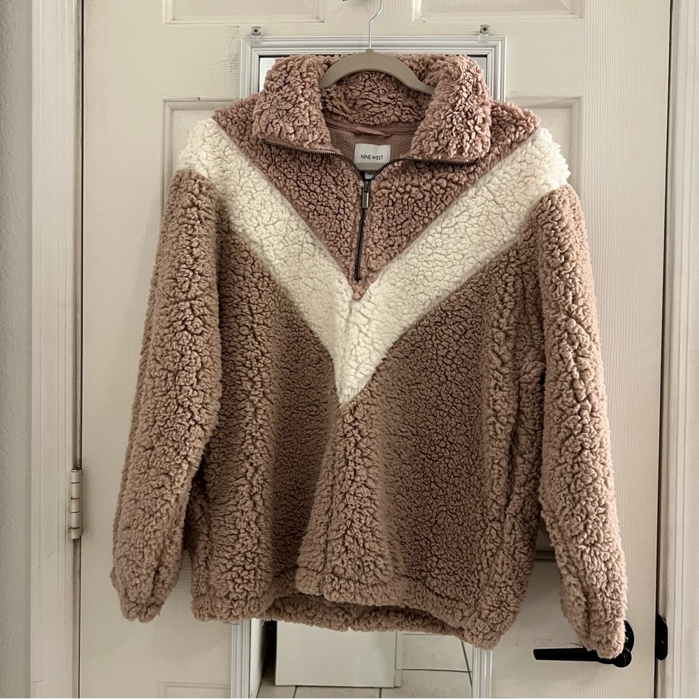 Teddy Half Zip Sweater